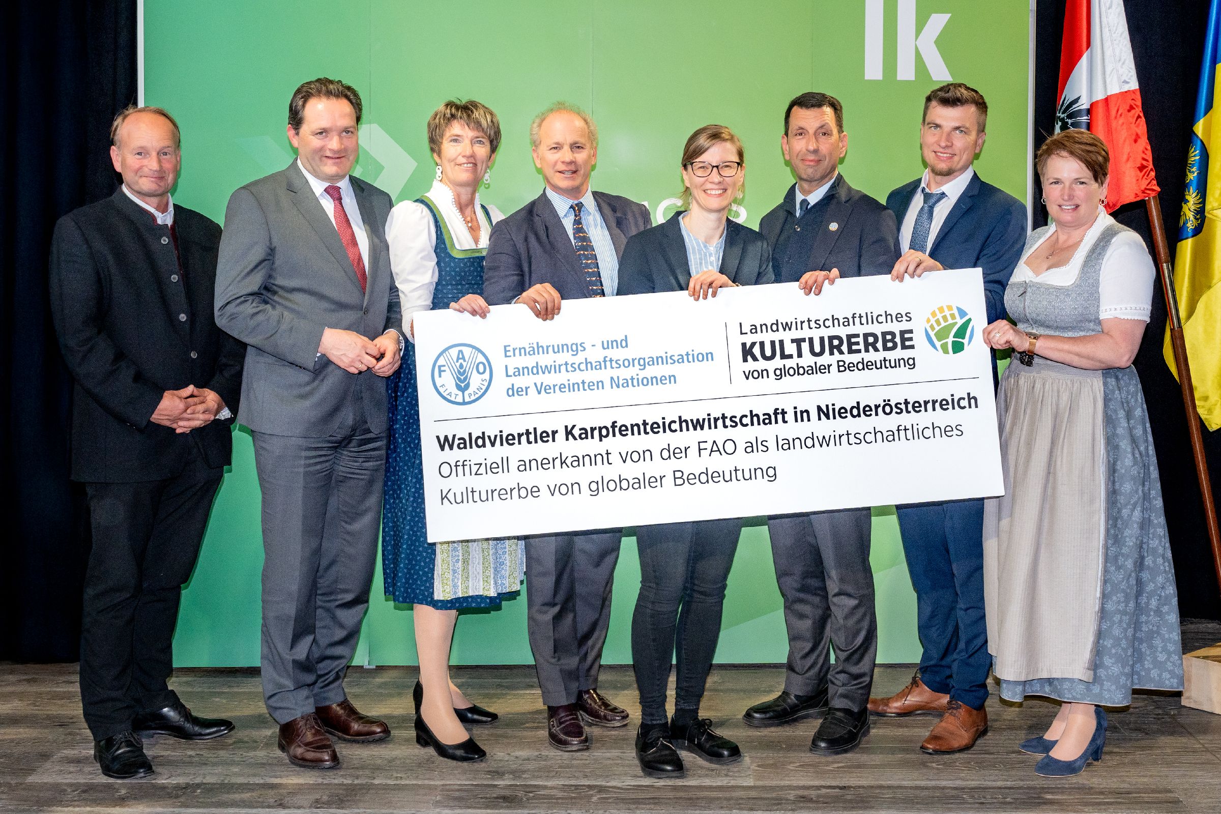 Verleihung des Landwirtschaftlichen Weltkulturerbe  – 09.05.2025 in Litschau